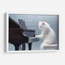 GATO TOCANDO PIANO - Cecilia Flores | Cuadro decorativo de Canvas Lab