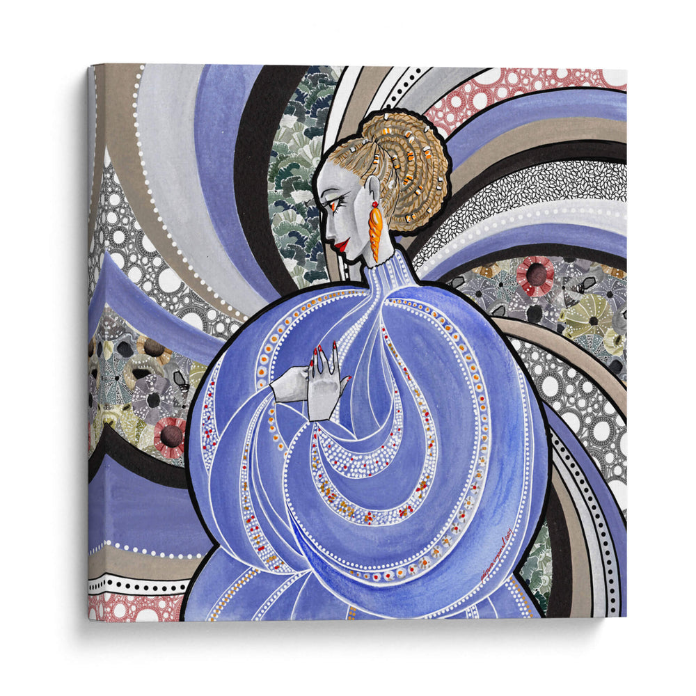 Ninfa del Océano - Púrpura Imperial | Cuadro decorativo de Canvas Lab