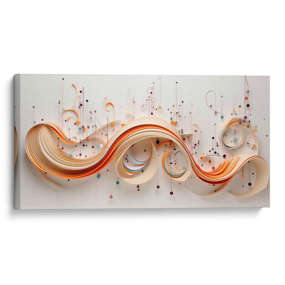 ONDAS MUSICALES - Cecilia Flores | Cuadro decorativo de Canvas Lab