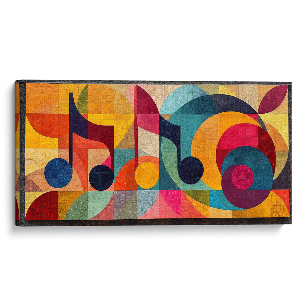 NOTAS MUSICALES - Cecilia Flores | Cuadro decorativo de Canvas Lab