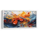 VIOLIN Y PINTURA - Cecilia Flores | Cuadro decorativo de Canvas Lab