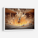 VIOLÍN Y LUZ - Cecilia Flores | Cuadro decorativo de Canvas Lab