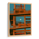 Luna llena al amanecer - Enrique Estrada | Cuadro decorativo de Canvas Lab
