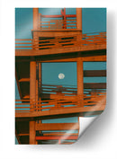 Luna llena al amanecer - Enrique Estrada | Cuadro decorativo de Canvas Lab