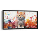 GATITO MUSICAL - Cecilia Flores | Cuadro decorativo de Canvas Lab