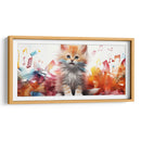 GATITO MUSICAL - Cecilia Flores | Cuadro decorativo de Canvas Lab