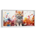 GATITO MUSICAL - Cecilia Flores | Cuadro decorativo de Canvas Lab