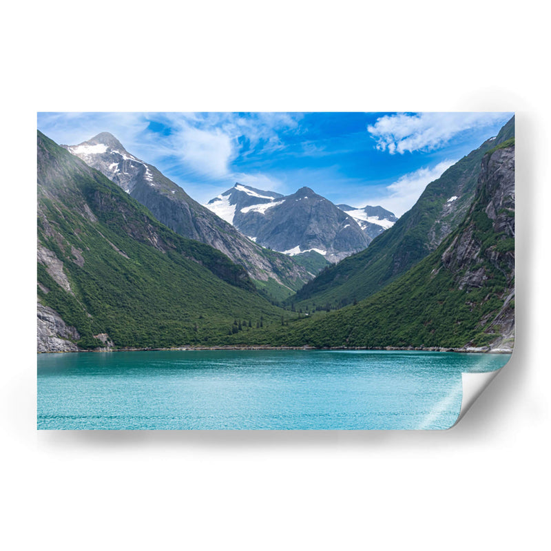 Montañas de Alaska en días de verano. - Claudia Luna | Cuadro decorativo de Canvas Lab