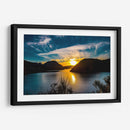 Azul atardecer. San Martin de los Andes, Argentina. - Claudia Luna | Cuadro decorativo de Canvas Lab