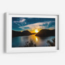 Azul atardecer. San Martin de los Andes, Argentina. - Claudia Luna | Cuadro decorativo de Canvas Lab