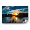 Azul atardecer. San Martin de los Andes, Argentina. - Claudia Luna | Cuadro decorativo de Canvas Lab