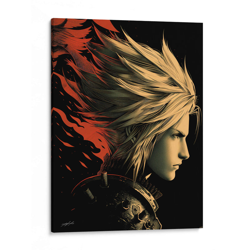 FFVII - CLOUD - DeLaVegaGaming | Cuadro decorativo de Canvas Lab