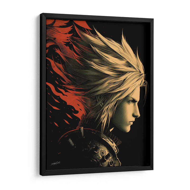 FFVII - CLOUD - DeLaVegaGaming | Cuadro decorativo de Canvas Lab