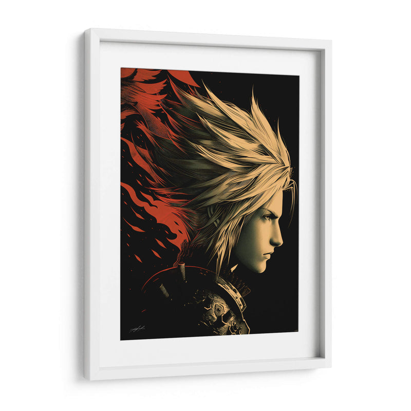 FFVII - CLOUD - DeLaVegaGaming | Cuadro decorativo de Canvas Lab