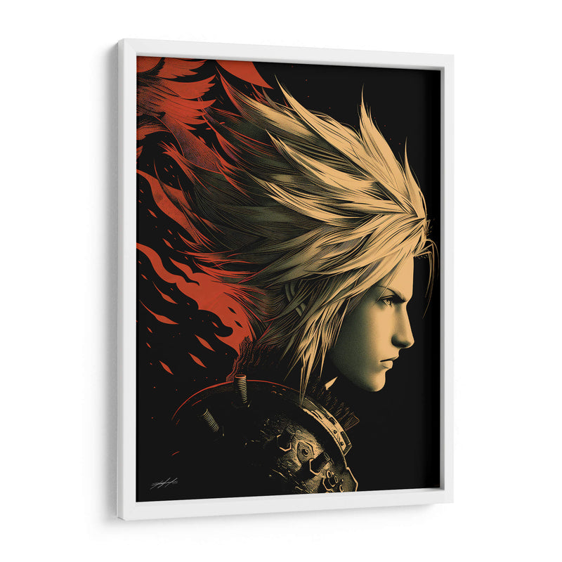 FFVII - CLOUD - DeLaVegaGaming | Cuadro decorativo de Canvas Lab