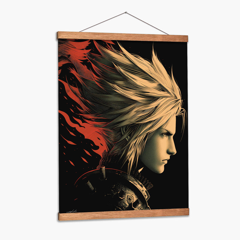 FFVII - CLOUD - DeLaVegaGaming | Cuadro decorativo de Canvas Lab