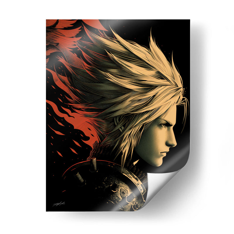 FFVII - CLOUD - DeLaVegaGaming | Cuadro decorativo de Canvas Lab