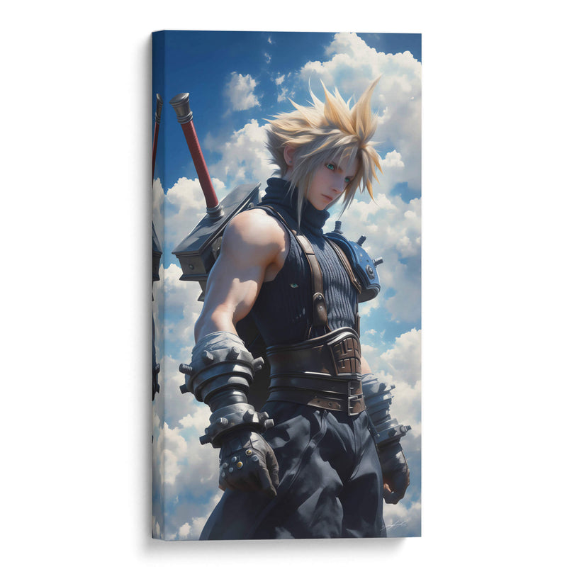 FFVII - CLOUD - 2 - DeLaVegaGaming | Cuadro decorativo de Canvas Lab