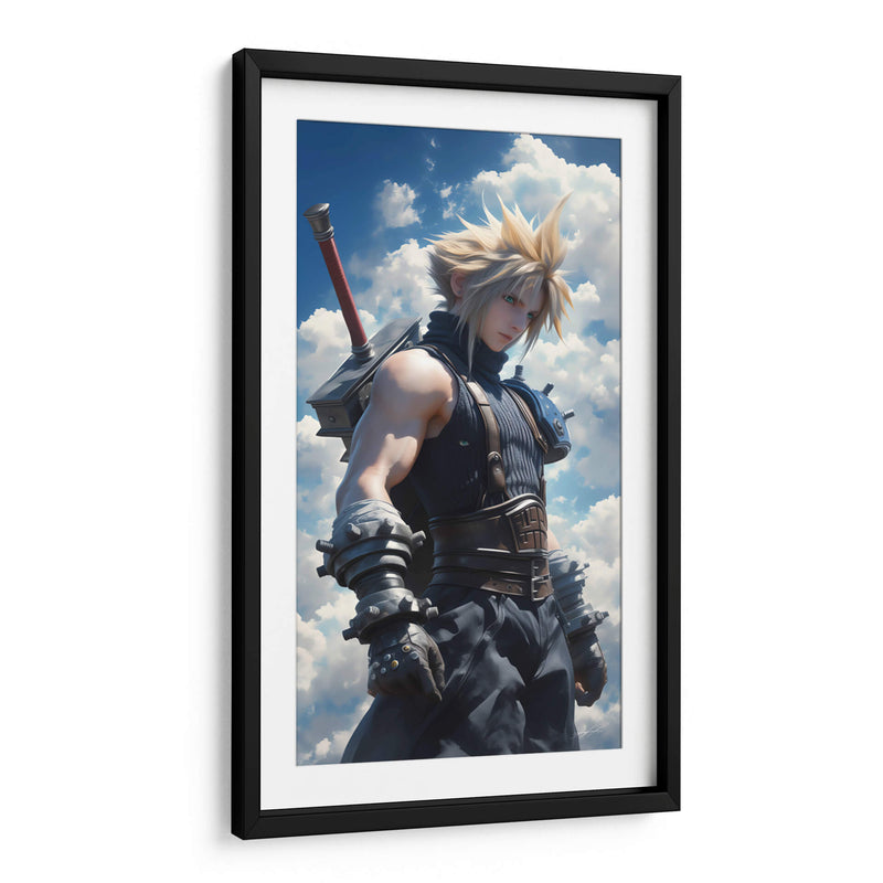 FFVII - CLOUD - 2 - DeLaVegaGaming | Cuadro decorativo de Canvas Lab