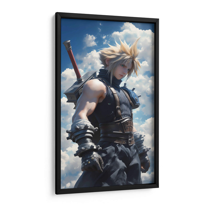 FFVII - CLOUD - 2 - DeLaVegaGaming | Cuadro decorativo de Canvas Lab