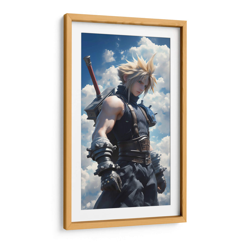 FFVII - CLOUD - 2 - DeLaVegaGaming | Cuadro decorativo de Canvas Lab