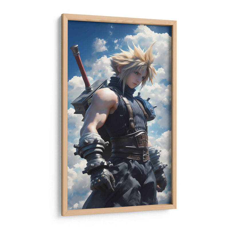 FFVII - CLOUD - 2 - DeLaVegaGaming | Cuadro decorativo de Canvas Lab