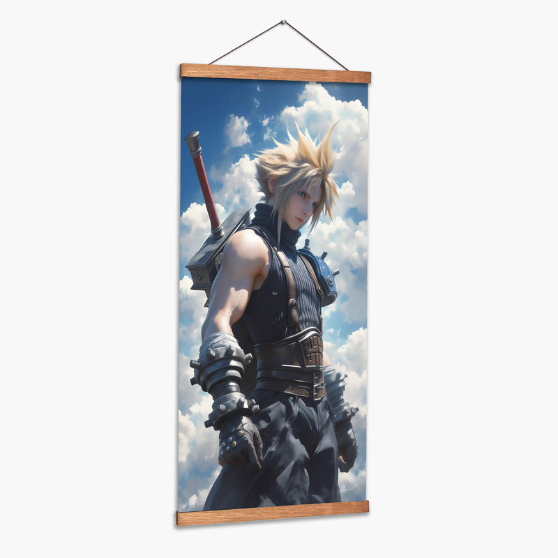 FFVII - CLOUD - 2 - DeLaVegaGaming | Cuadro decorativo de Canvas Lab