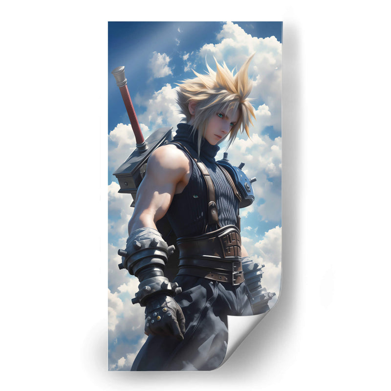 FFVII - CLOUD - 2 - DeLaVegaGaming | Cuadro decorativo de Canvas Lab