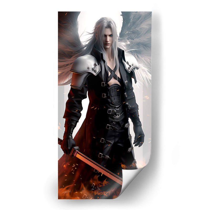 FFVII - SEPHIROTH - 2 - DeLaVegaGaming | Cuadro decorativo de Canvas Lab