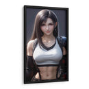 FFVII - TIFA - DeLaVegaGaming | Cuadro decorativo de Canvas Lab