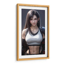 FFVII - TIFA - DeLaVegaGaming | Cuadro decorativo de Canvas Lab