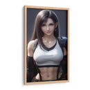FFVII - TIFA - DeLaVegaGaming | Cuadro decorativo de Canvas Lab