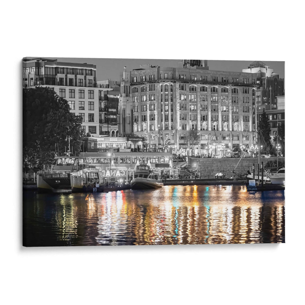 Reflejos de la noche. Isla Victoria, Canadá. - Claudia Luna | Cuadro decorativo de Canvas Lab