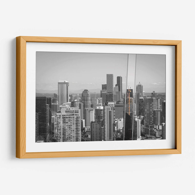 Seattle. Entre grúas y rascacielos. - Claudia Luna | Cuadro decorativo de Canvas Lab