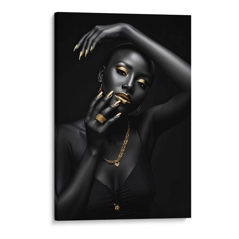 Mujer dorada - Paltik Arte Digital | Cuadro decorativo de Canvas Lab