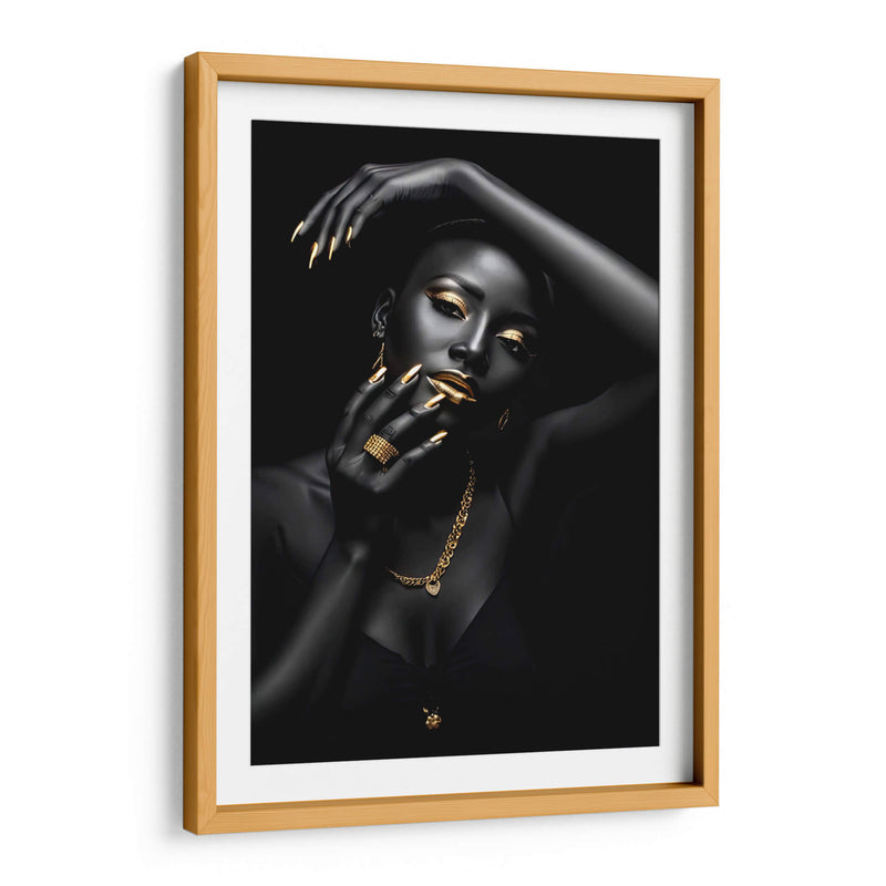 Mujer dorada - Paltik Arte Digital | Cuadro decorativo de Canvas Lab