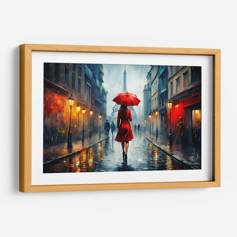 Caminando bajo la lluvia - KaleidoArt Creations | Cuadro decorativo de Canvas Lab