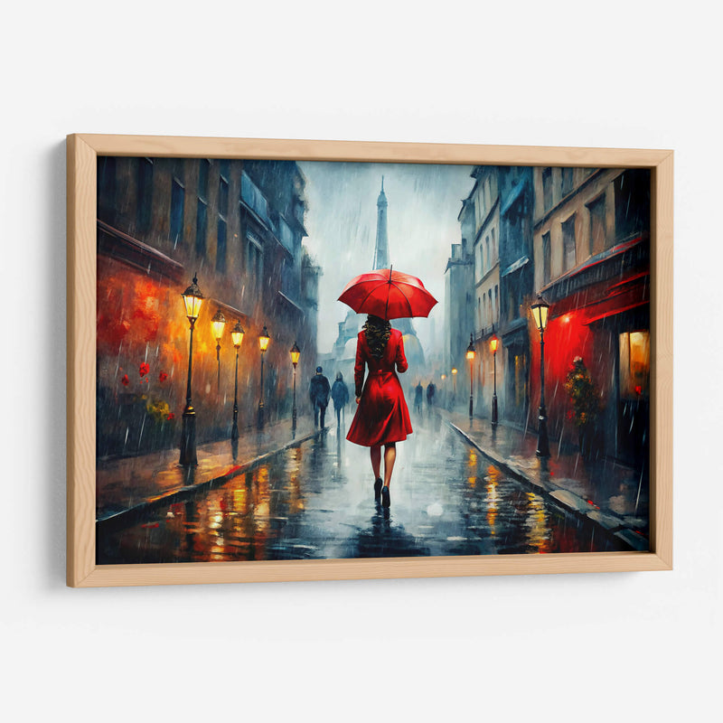 Caminando bajo la lluvia - KaleidoArt Creations | Cuadro decorativo de Canvas Lab