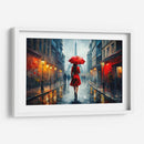 Caminando bajo la lluvia - KaleidoArt Creations | Cuadro decorativo de Canvas Lab