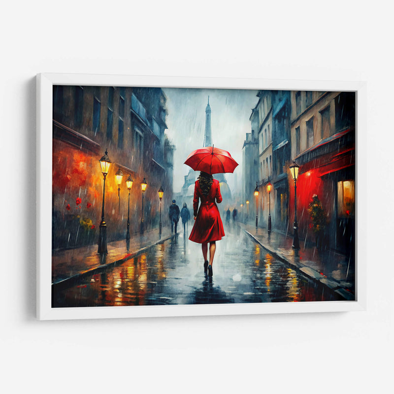 Caminando bajo la lluvia - KaleidoArt Creations | Cuadro decorativo de Canvas Lab