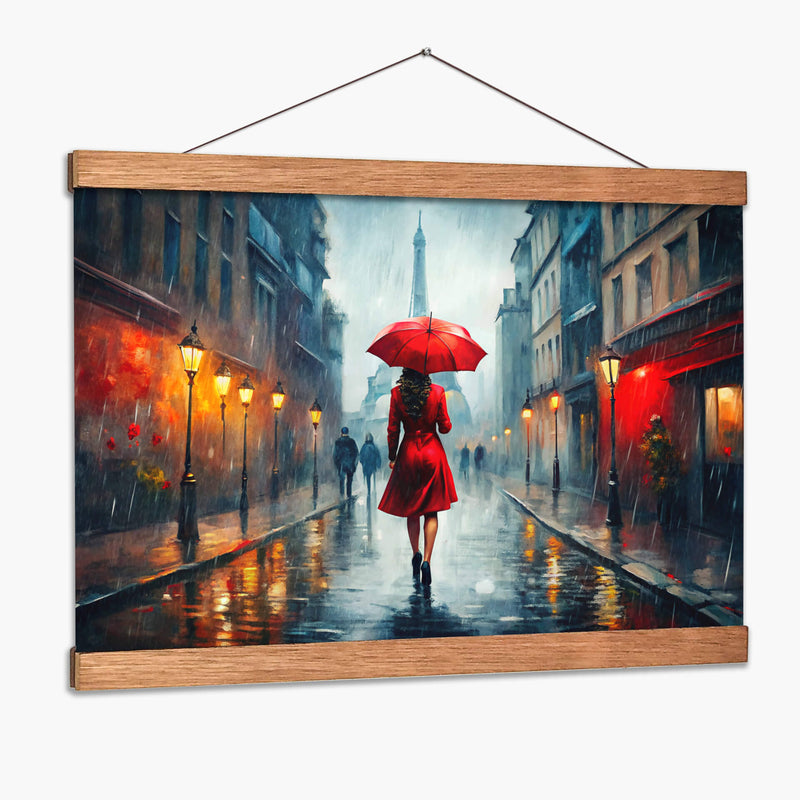 Caminando bajo la lluvia - KaleidoArt Creations | Cuadro decorativo de Canvas Lab