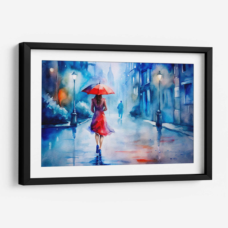 Caminando bajo la lluvia II - KaleidoArt Creations | Cuadro decorativo de Canvas Lab