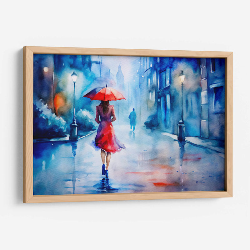 Caminando bajo la lluvia II - KaleidoArt Creations | Cuadro decorativo de Canvas Lab