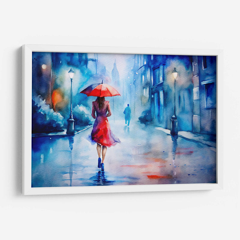 Caminando bajo la lluvia II - KaleidoArt Creations | Cuadro decorativo de Canvas Lab