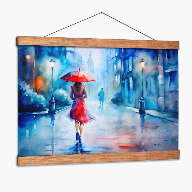 Caminando bajo la lluvia II - KaleidoArt Creations | Cuadro decorativo de Canvas Lab