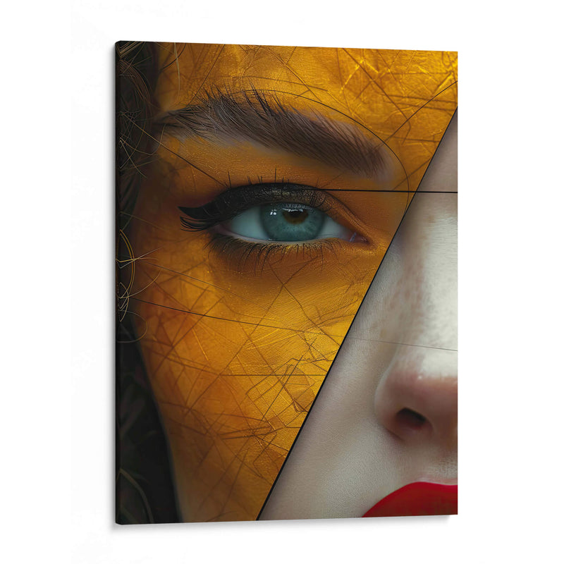 Close up dorado - Paltik Arte Digital | Cuadro decorativo de Canvas Lab