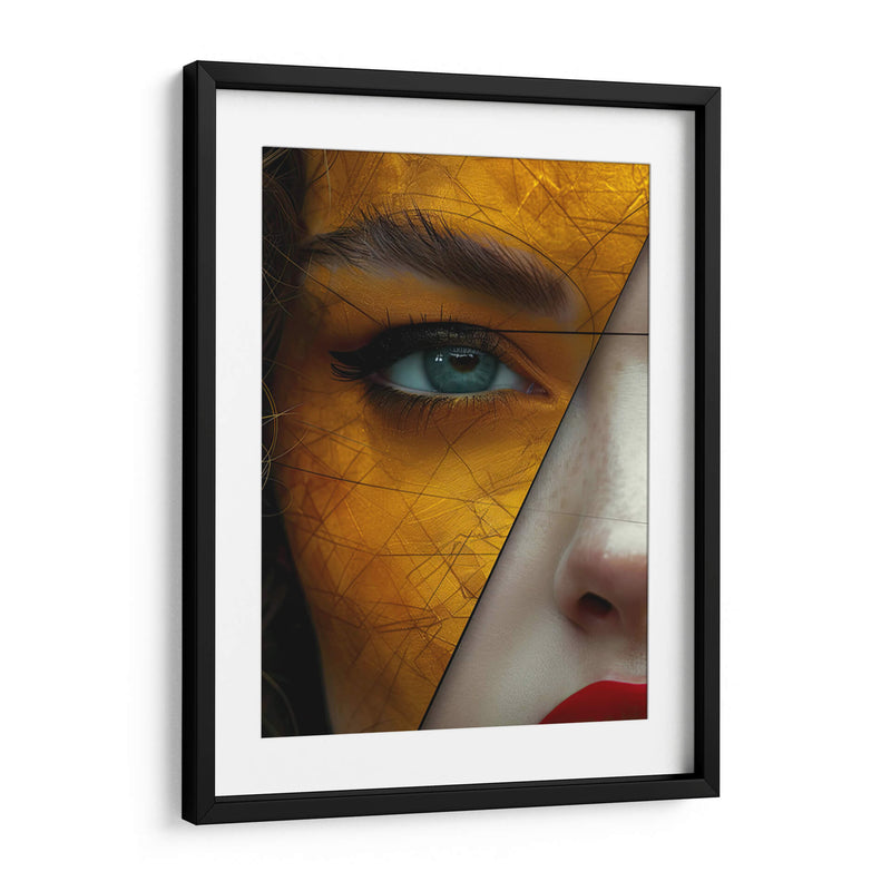 Close up dorado - Paltik Arte Digital | Cuadro decorativo de Canvas Lab