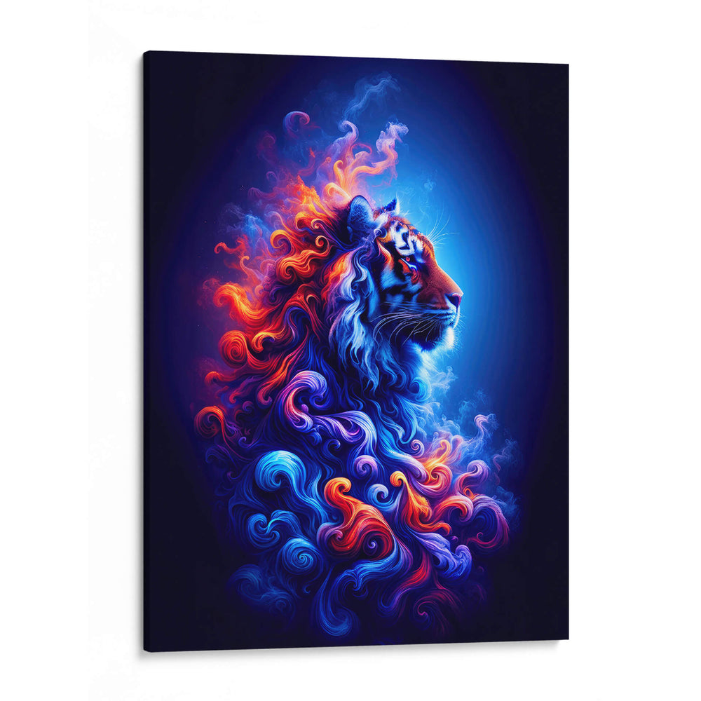 Tigre Neon - Paltik Arte Digital | Cuadro decorativo de Canvas Lab