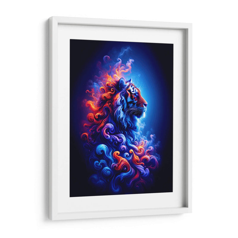 Tigre Neon - Paltik Arte Digital | Cuadro decorativo de Canvas Lab