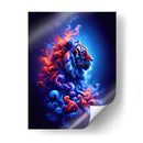 Tigre Neon - Paltik Arte Digital | Cuadro decorativo de Canvas Lab